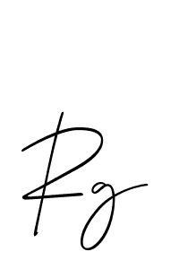 Create a beautiful signature design for name Rg. With this signature (Allison_Script) fonts, you can make a handwritten signature for free. Rg signature style 2 images and pictures png