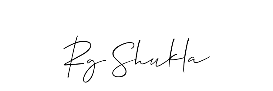 Make a short Rg Shukla signature style. Manage your documents anywhere anytime using Allison_Script. Create and add eSignatures, submit forms, share and send files easily. Rg Shukla signature style 2 images and pictures png