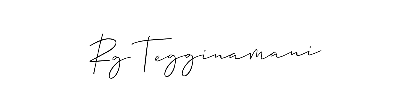 How to Draw Rg Tegginamani signature style? Allison_Script is a latest design signature styles for name Rg Tegginamani. Rg Tegginamani signature style 2 images and pictures png