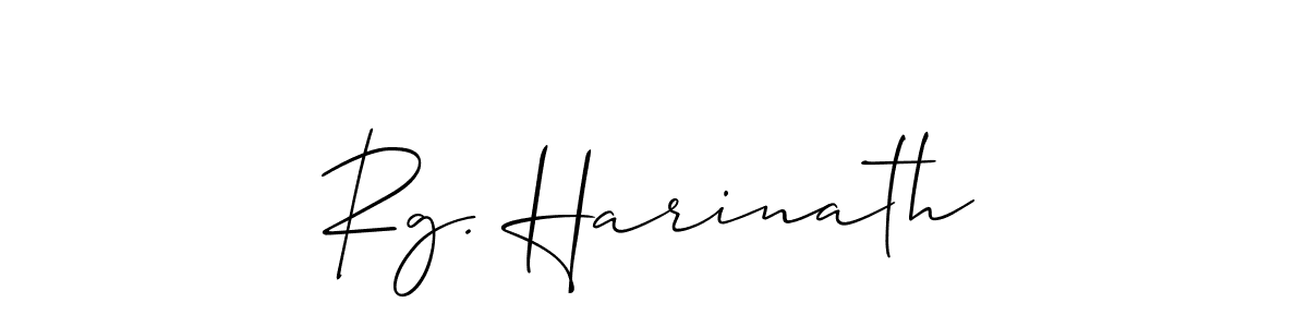 Rg. Harinath stylish signature style. Best Handwritten Sign (Allison_Script) for my name. Handwritten Signature Collection Ideas for my name Rg. Harinath. Rg. Harinath signature style 2 images and pictures png