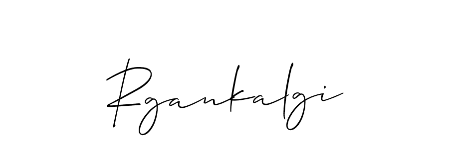 How to make Rgankalgi name signature. Use Allison_Script style for creating short signs online. This is the latest handwritten sign. Rgankalgi signature style 2 images and pictures png