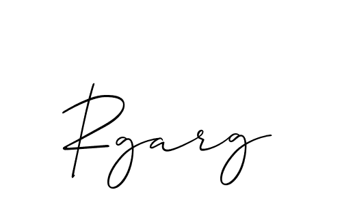 Best and Professional Signature Style for Rgarg. Allison_Script Best Signature Style Collection. Rgarg signature style 2 images and pictures png