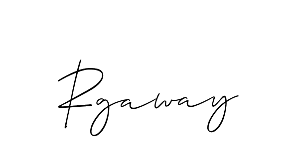 Best and Professional Signature Style for Rgaway. Allison_Script Best Signature Style Collection. Rgaway signature style 2 images and pictures png
