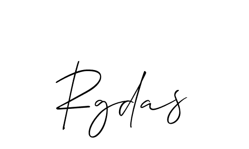 if you are searching for the best signature style for your name Rgdas. so please give up your signature search. here we have designed multiple signature styles  using Allison_Script. Rgdas signature style 2 images and pictures png