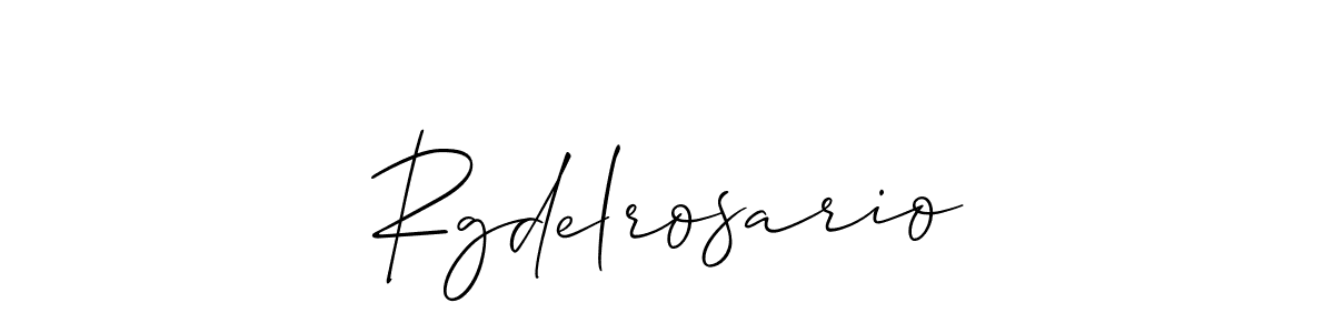 if you are searching for the best signature style for your name Rgdelrosario. so please give up your signature search. here we have designed multiple signature styles  using Allison_Script. Rgdelrosario signature style 2 images and pictures png