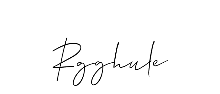 The best way (Allison_Script) to make a short signature is to pick only two or three words in your name. The name Rgghule include a total of six letters. For converting this name. Rgghule signature style 2 images and pictures png