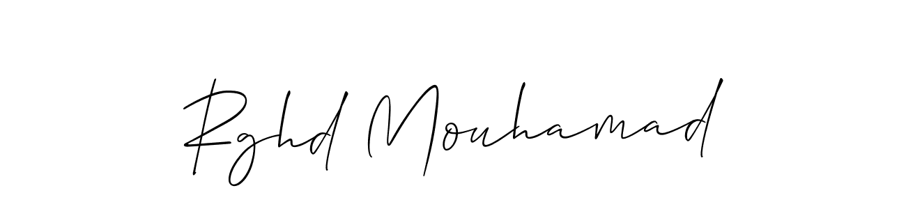 Once you've used our free online signature maker to create your best signature Allison_Script style, it's time to enjoy all of the benefits that Rghd Mouhamad name signing documents. Rghd Mouhamad signature style 2 images and pictures png