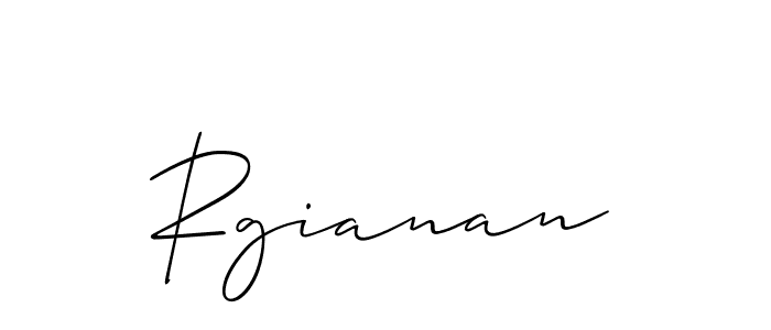 Make a beautiful signature design for name Rgianan. Use this online signature maker to create a handwritten signature for free. Rgianan signature style 2 images and pictures png