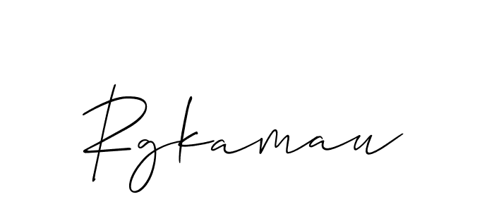 Rgkamau stylish signature style. Best Handwritten Sign (Allison_Script) for my name. Handwritten Signature Collection Ideas for my name Rgkamau. Rgkamau signature style 2 images and pictures png