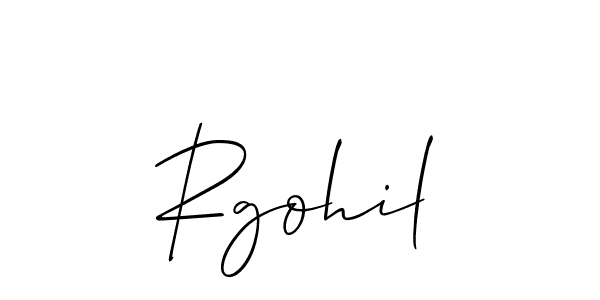 Similarly Allison_Script is the best handwritten signature design. Signature creator online .You can use it as an online autograph creator for name Rgohil. Rgohil signature style 2 images and pictures png