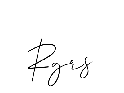 How to Draw Rgrs signature style? Allison_Script is a latest design signature styles for name Rgrs. Rgrs signature style 2 images and pictures png