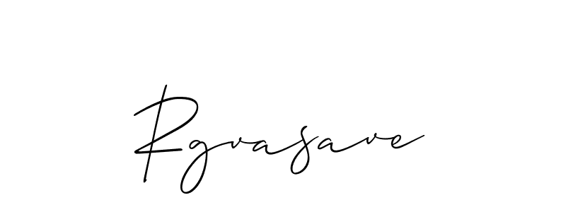 Rgvasave stylish signature style. Best Handwritten Sign (Allison_Script) for my name. Handwritten Signature Collection Ideas for my name Rgvasave. Rgvasave signature style 2 images and pictures png