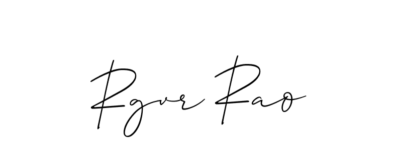 if you are searching for the best signature style for your name Rgvr Rao. so please give up your signature search. here we have designed multiple signature styles  using Allison_Script. Rgvr Rao signature style 2 images and pictures png