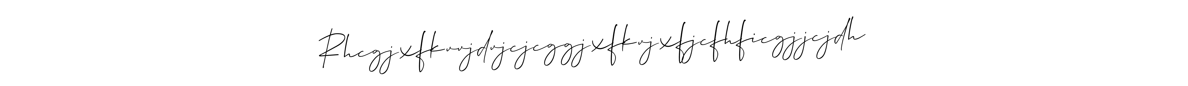 Make a beautiful signature design for name Rhcgjxfkvvjdvjcjcggjxfkvjxfjcfhficgjjcjdh. With this signature (Allison_Script) style, you can create a handwritten signature for free. Rhcgjxfkvvjdvjcjcggjxfkvjxfjcfhficgjjcjdh signature style 2 images and pictures png