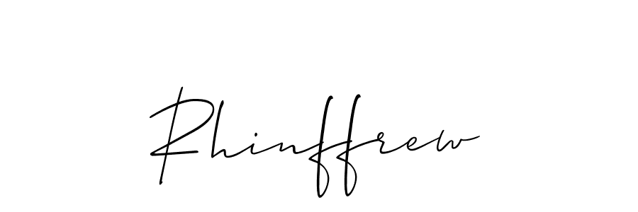 Also You can easily find your signature by using the search form. We will create Rhinffrew name handwritten signature images for you free of cost using Allison_Script sign style. Rhinffrew signature style 2 images and pictures png