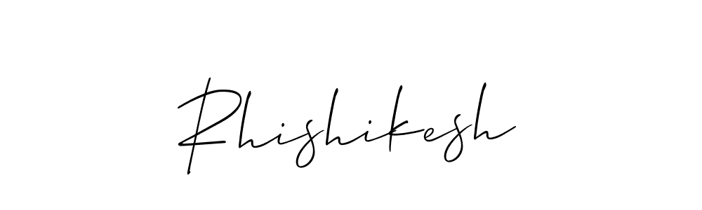 if you are searching for the best signature style for your name Rhishikesh. so please give up your signature search. here we have designed multiple signature styles  using Allison_Script. Rhishikesh signature style 2 images and pictures png