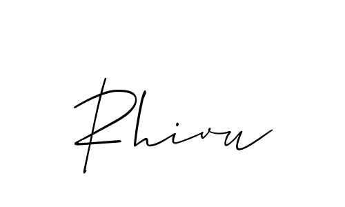 Check out images of Autograph of Rhivu name. Actor Rhivu Signature Style. Allison_Script is a professional sign style online. Rhivu signature style 2 images and pictures png