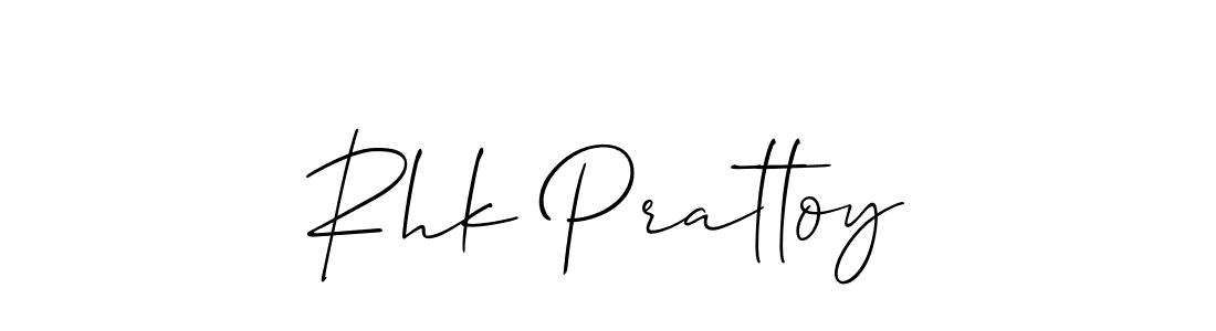 Once you've used our free online signature maker to create your best signature Allison_Script style, it's time to enjoy all of the benefits that Rhk Prattoy name signing documents. Rhk Prattoy signature style 2 images and pictures png