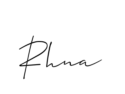 Make a short Rhna signature style. Manage your documents anywhere anytime using Allison_Script. Create and add eSignatures, submit forms, share and send files easily. Rhna signature style 2 images and pictures png