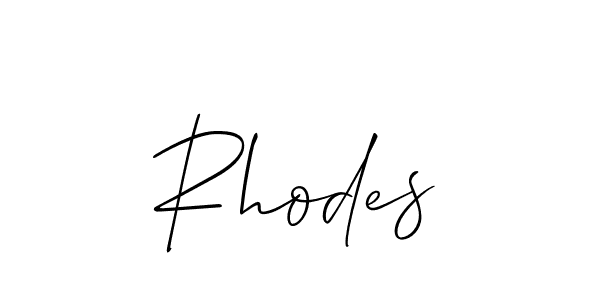 You should practise on your own different ways (Allison_Script) to write your name (Rhodes) in signature. don't let someone else do it for you. Rhodes signature style 2 images and pictures png