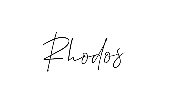 You should practise on your own different ways (Allison_Script) to write your name (Rhodos) in signature. don't let someone else do it for you. Rhodos signature style 2 images and pictures png