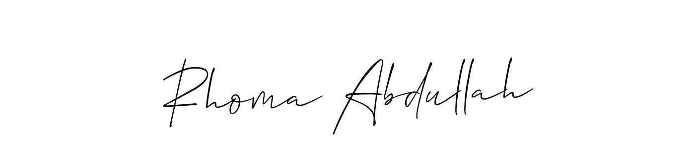 See photos of Rhoma Abdullah official signature by Spectra . Check more albums & portfolios. Read reviews & check more about Allison_Script font. Rhoma Abdullah signature style 2 images and pictures png