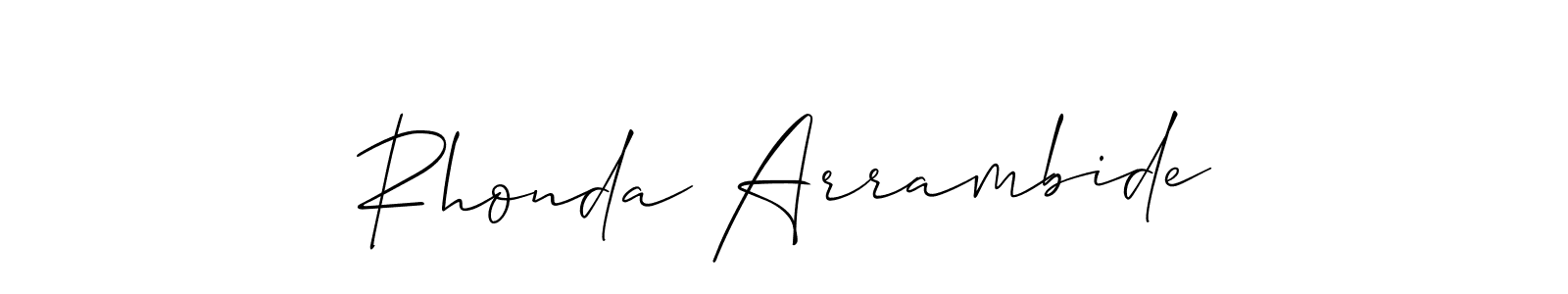 Once you've used our free online signature maker to create your best signature Allison_Script style, it's time to enjoy all of the benefits that Rhonda Arrambide name signing documents. Rhonda Arrambide signature style 2 images and pictures png