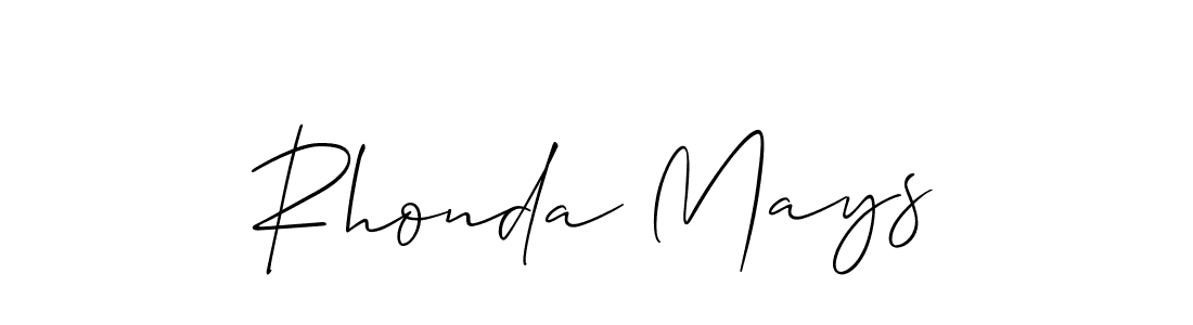 Best and Professional Signature Style for Rhonda Mays. Allison_Script Best Signature Style Collection. Rhonda Mays signature style 2 images and pictures png