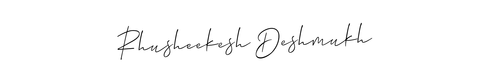 Make a beautiful signature design for name Rhusheekesh Deshmukh. Use this online signature maker to create a handwritten signature for free. Rhusheekesh Deshmukh signature style 2 images and pictures png