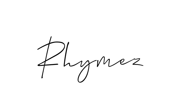 Similarly Allison_Script is the best handwritten signature design. Signature creator online .You can use it as an online autograph creator for name Rhymez. Rhymez signature style 2 images and pictures png