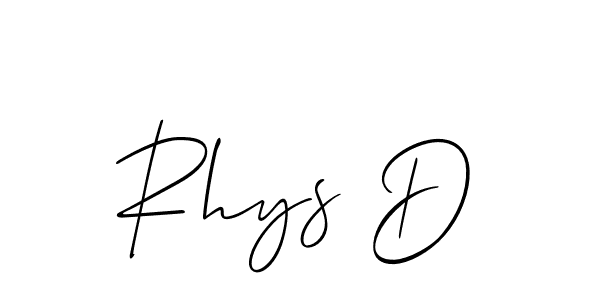 Similarly Allison_Script is the best handwritten signature design. Signature creator online .You can use it as an online autograph creator for name Rhys D. Rhys D signature style 2 images and pictures png
