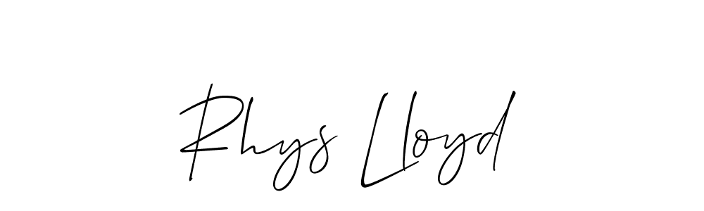 Make a short Rhys Lloyd signature style. Manage your documents anywhere anytime using Allison_Script. Create and add eSignatures, submit forms, share and send files easily. Rhys Lloyd signature style 2 images and pictures png