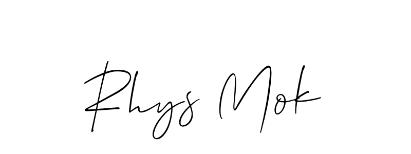 This is the best signature style for the Rhys Mok name. Also you like these signature font (Allison_Script). Mix name signature. Rhys Mok signature style 2 images and pictures png