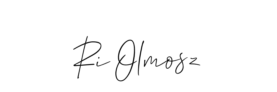Best and Professional Signature Style for Ri Olmosz. Allison_Script Best Signature Style Collection. Ri Olmosz signature style 2 images and pictures png