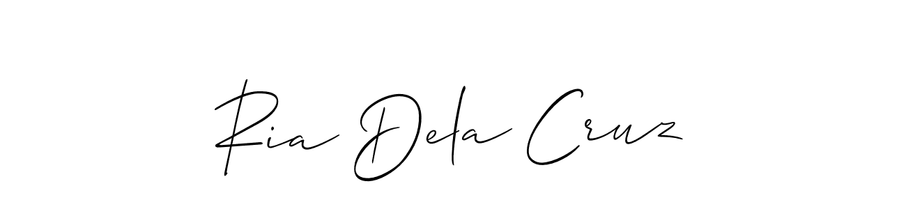 How to Draw Ria Dela Cruz signature style? Allison_Script is a latest design signature styles for name Ria Dela Cruz. Ria Dela Cruz signature style 2 images and pictures png