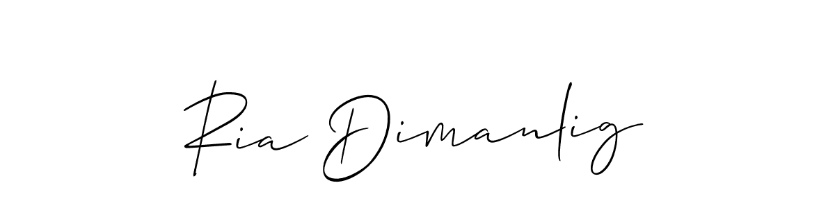 Here are the top 10 professional signature styles for the name Ria Dimanlig. These are the best autograph styles you can use for your name. Ria Dimanlig signature style 2 images and pictures png