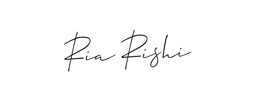 How to Draw Ria Rishi signature style? Allison_Script is a latest design signature styles for name Ria Rishi. Ria Rishi signature style 2 images and pictures png