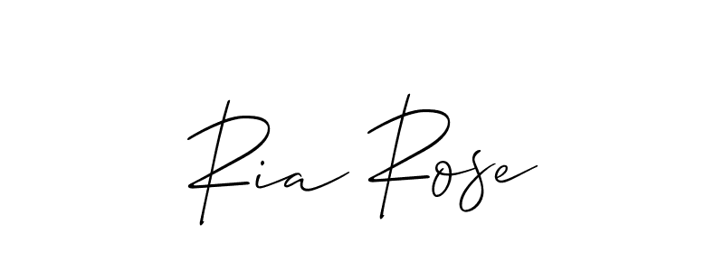 Once you've used our free online signature maker to create your best signature Allison_Script style, it's time to enjoy all of the benefits that Ria Rose name signing documents. Ria Rose signature style 2 images and pictures png