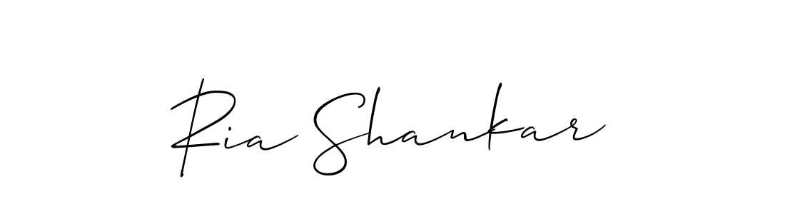 if you are searching for the best signature style for your name Ria Shankar. so please give up your signature search. here we have designed multiple signature styles  using Allison_Script. Ria Shankar signature style 2 images and pictures png