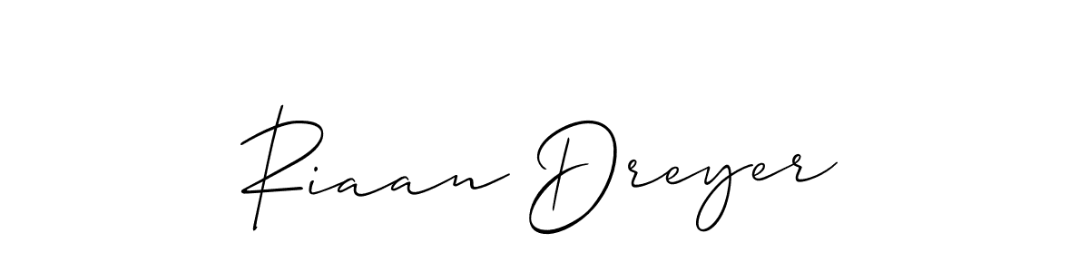 Once you've used our free online signature maker to create your best signature Allison_Script style, it's time to enjoy all of the benefits that Riaan Dreyer name signing documents. Riaan Dreyer signature style 2 images and pictures png