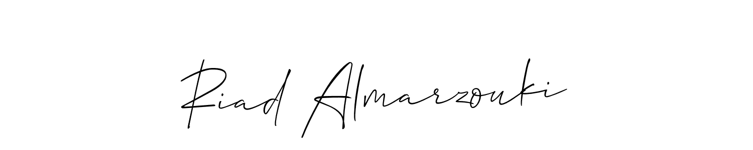 You can use this online signature creator to create a handwritten signature for the name Riad Almarzouki. This is the best online autograph maker. Riad Almarzouki signature style 2 images and pictures png