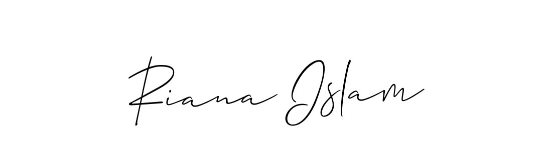 See photos of Riana Islam official signature by Spectra . Check more albums & portfolios. Read reviews & check more about Allison_Script font. Riana Islam signature style 2 images and pictures png