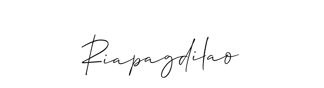 Riapagdilao stylish signature style. Best Handwritten Sign (Allison_Script) for my name. Handwritten Signature Collection Ideas for my name Riapagdilao. Riapagdilao signature style 2 images and pictures png