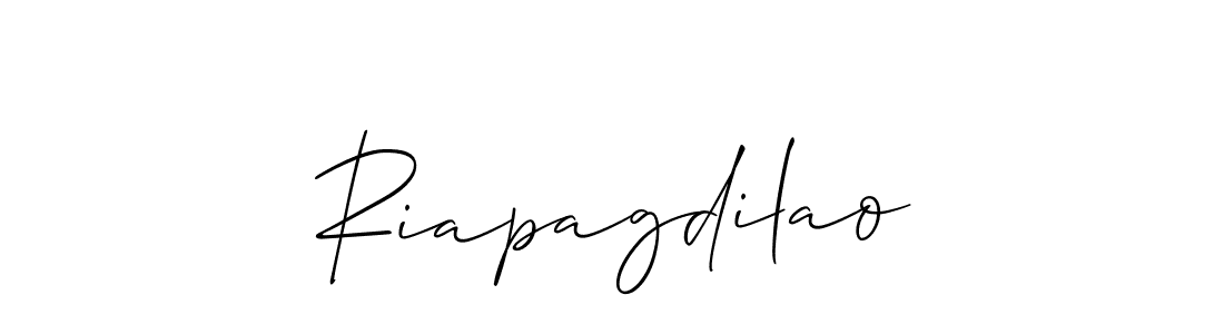 Riapagdilao stylish signature style. Best Handwritten Sign (Allison_Script) for my name. Handwritten Signature Collection Ideas for my name Riapagdilao. Riapagdilao signature style 2 images and pictures png