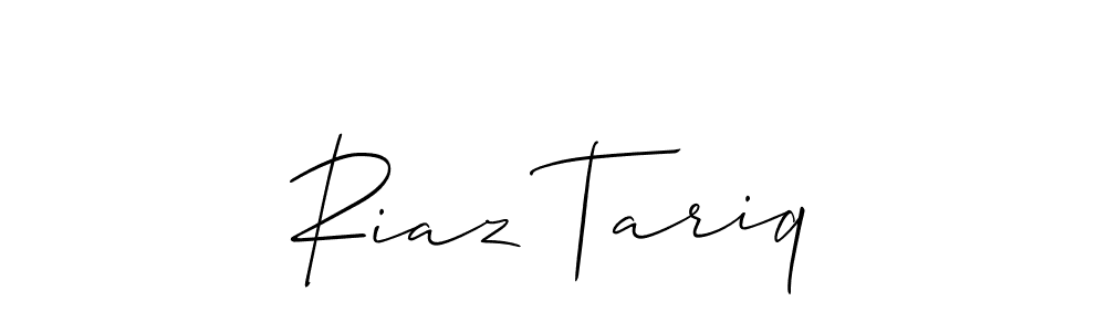 This is the best signature style for the Riaz Tariq name. Also you like these signature font (Allison_Script). Mix name signature. Riaz Tariq signature style 2 images and pictures png