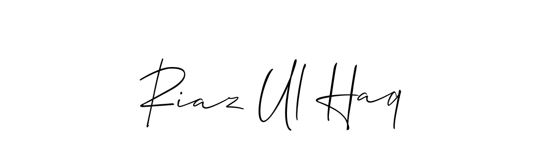 How to Draw Riaz Ul Haq signature style? Allison_Script is a latest design signature styles for name Riaz Ul Haq. Riaz Ul Haq signature style 2 images and pictures png