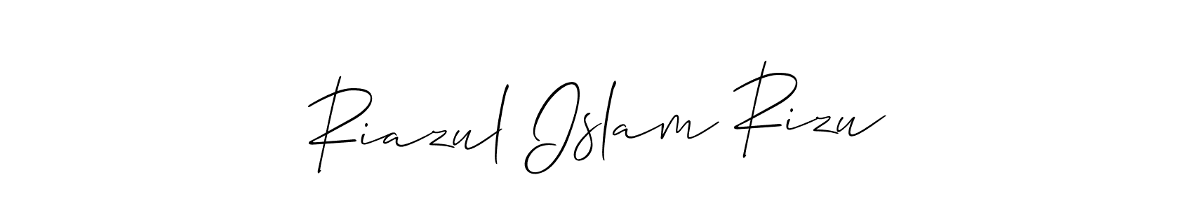 You can use this online signature creator to create a handwritten signature for the name Riazul Islam Rizu. This is the best online autograph maker. Riazul Islam Rizu signature style 2 images and pictures png