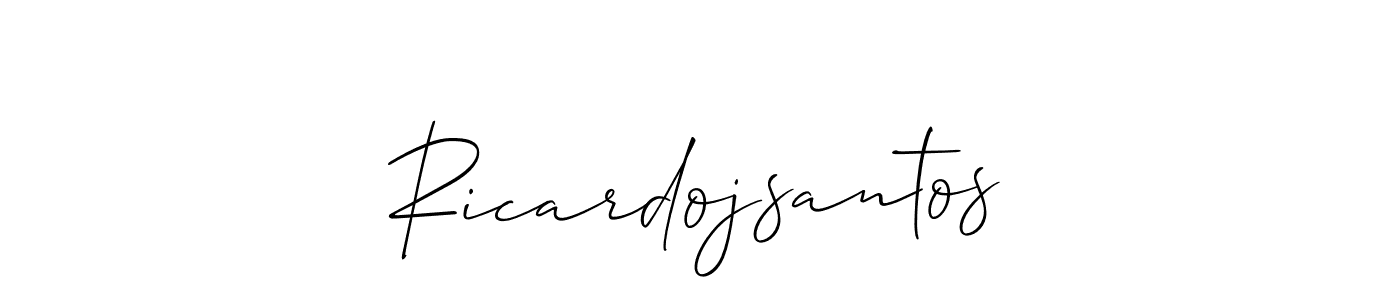 Once you've used our free online signature maker to create your best signature Allison_Script style, it's time to enjoy all of the benefits that Ricardojsantos name signing documents. Ricardojsantos signature style 2 images and pictures png