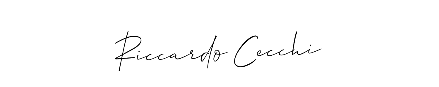 Once you've used our free online signature maker to create your best signature Allison_Script style, it's time to enjoy all of the benefits that Riccardo Cecchi name signing documents. Riccardo Cecchi signature style 2 images and pictures png