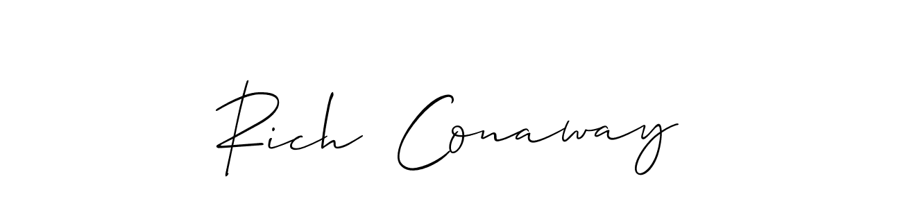 Once you've used our free online signature maker to create your best signature Allison_Script style, it's time to enjoy all of the benefits that Rich  Conaway name signing documents. Rich  Conaway signature style 2 images and pictures png